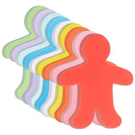 Buy 72 Pieces People Cutouts Paper People Shape Cut Outs Assorted Color