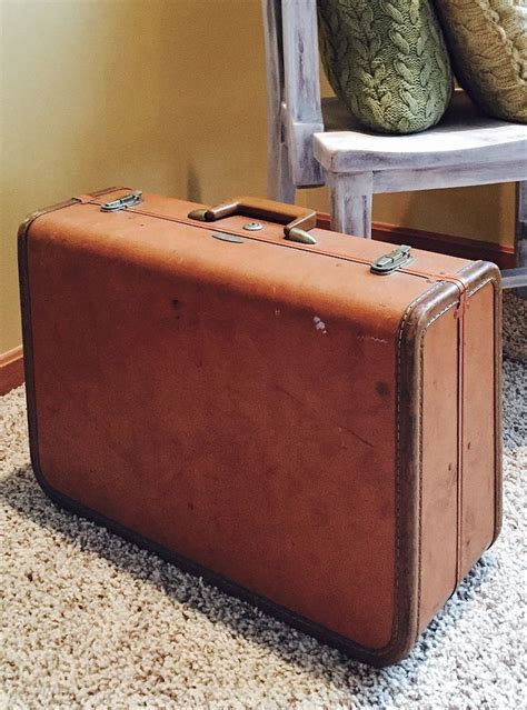 Repurposed Suitcase To Ottoman Repurposed Furniture Old Suitcases