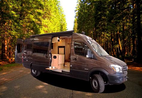60 Sprinter 4x4 Camper Van Conversion Platform Bed Upgrades