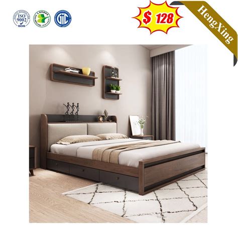 Wholesale Modern Hotel Furniture Wall Beds Set Wall Bed King Size MDF