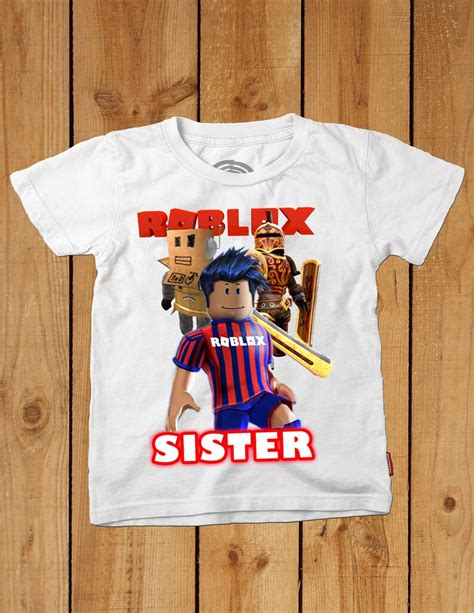 Roblox Iron On Transfer Roblox Inspired Iron On T Shirt Etsy