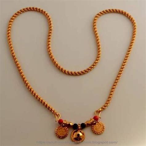 Long Mangalsutra Designs Gold Plated Necklace Maharashtriansouth