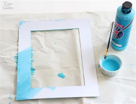 When you're looking for a pop of color to make your artwork stand out even more, look no further than the classic accent mat. DIY Watercolor Picture Frame Mat | How to Watercolor a Frame Mat