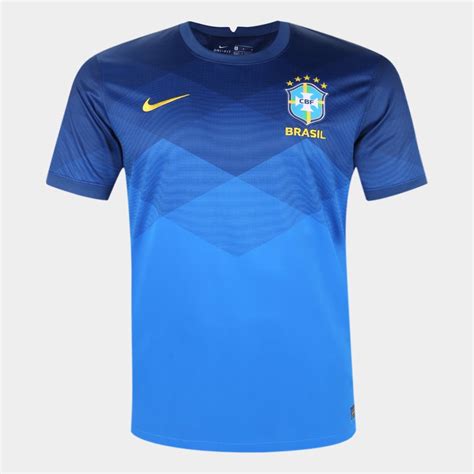 Nova Camisa SeleÇÃo Brasileira Brasil Azul Amarelo Branco 2021