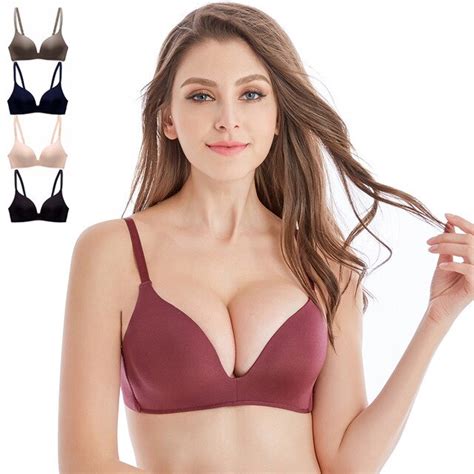 Seamless Bras For Women Push Up Bras No Wire Brassiere A B Cup