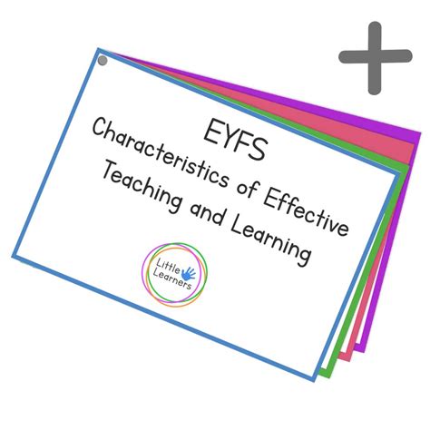 Characteristics Of Effective Learning Cards With Examples Little