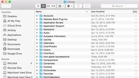 How To View And Access The Library Folder In Os X