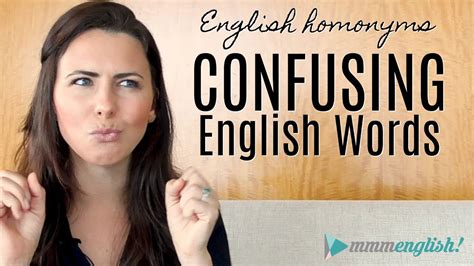 Confusing English Words Homonyms Fix Common Vocabulary Mistakes