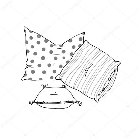 Types Of Sleeping Pillows Set Stock Vector By ©natashachetkova 118188692