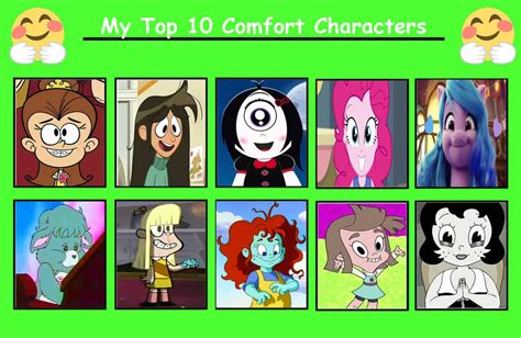 Heres My Top 10 Comfort Characters By Oscartgrouchfdsui On Deviantart
