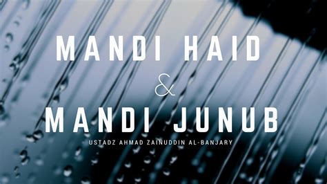 Dan tiga yang lain khusus bagi wanita. Doa Mandi Bersih Dari Haid