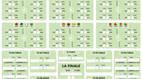Euro 2020 final tournament schedule has been postponed to year 2021. Téléchargez le calendrier de la Coupe d'Afrique des ...