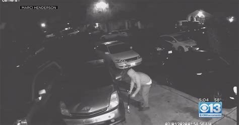 Caught On Camera Thieves Steal Catalytic Converter From Car Parked In South Sacramento Driveway