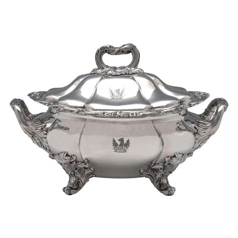 Antique Old Sheffield Plated Soup Tureen Made C1825 At 1stdibs