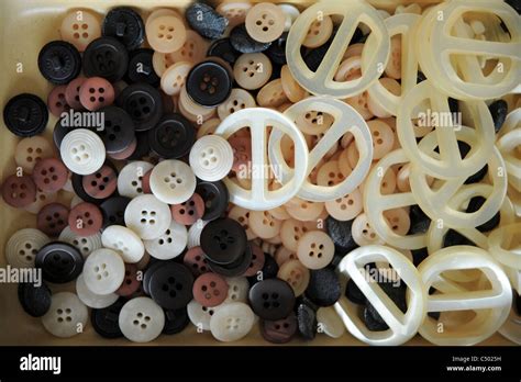 An Assortment Of Buttons Stock Photo Alamy