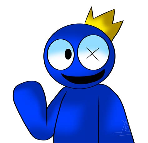 Blue From Rainbow Friends By Lamprini1234 On Deviantart