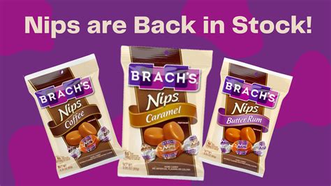 Brachs Nips Hard Candy Is Back Butter Rum Caramel And Coffee