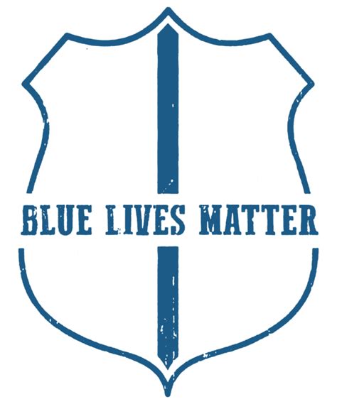 Blue Lives Matter Thin Blue Line Shield Police Officer Support Police T
