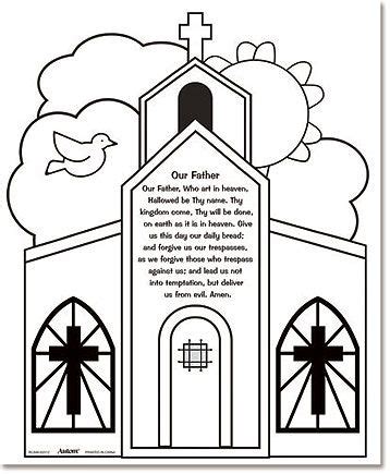 Our Father Color Your Own Prayers | Catholic Crafts | Pinterest