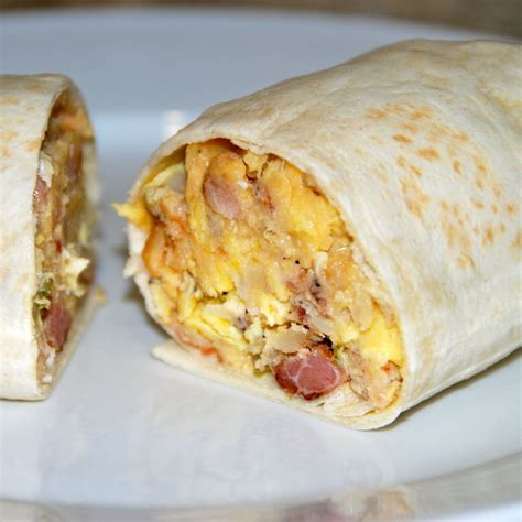 Bacon Egg And Potato Breakfast Burritos Breakfast Burritos Recipe