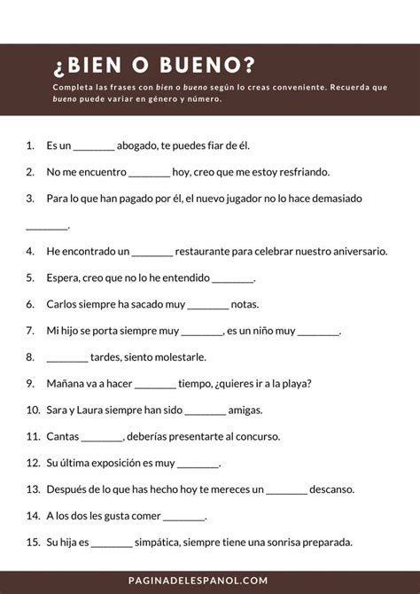 ¿bien O Bueno Spanish Teaching Resources Spanish Classroom Activities Spanish Lessons Online