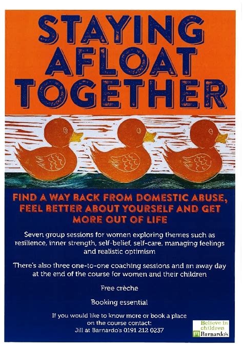 Staying Afloat Together Poster Altering Images Of Mentality