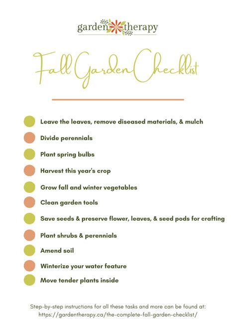 The Complete Fall Garden Checklist