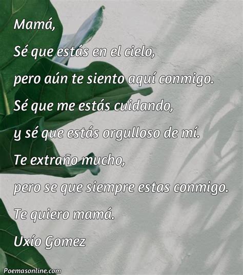 5 Poemas Para Mama Que Esta En El Cielo Poemas Online