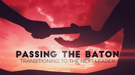 Passing The Baton Transitioning To The Next Leader Church Plant