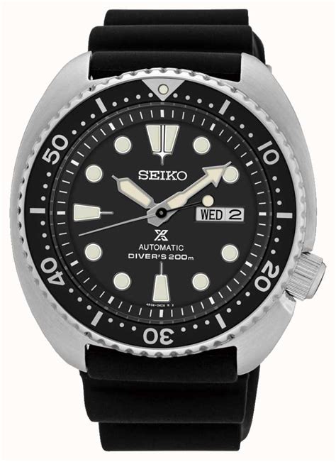seiko men s prospex automatic turtle diver watch black srp777k1 first class watches™