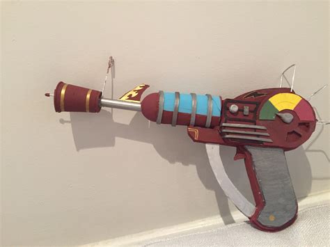 Got Bored And Decided To Build A Ray Gun Out Of Foam Cardboard And
