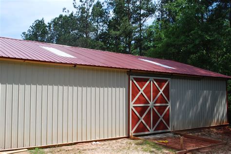 Open Shelter And Fully Enclosed Metal Pole Barns Smith Built