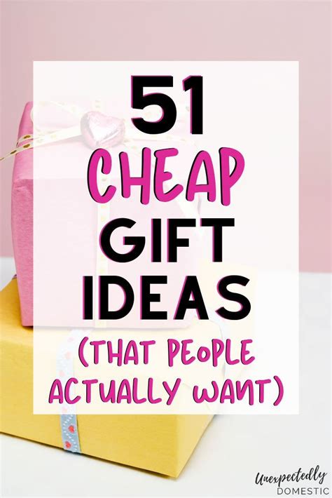 51 Cheap Creative Gift Ideas Under 10 That People Actually Want