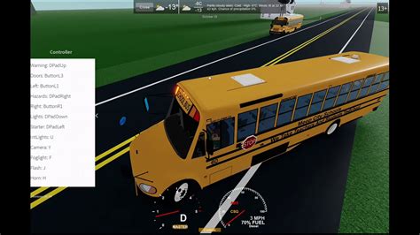 Playing School Bus Simulator On Roblox Youtube