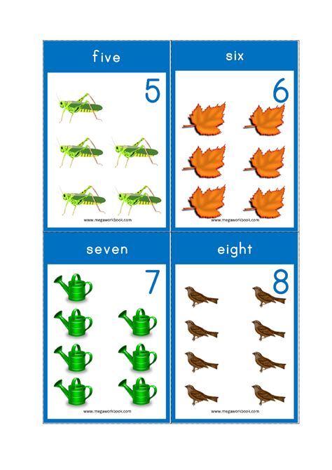 Simple Numbers 1 10 Flashcards Printable ⋆ Kids Activities