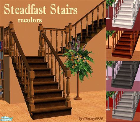 The Sims Resource Steadfast Stairs Recolors