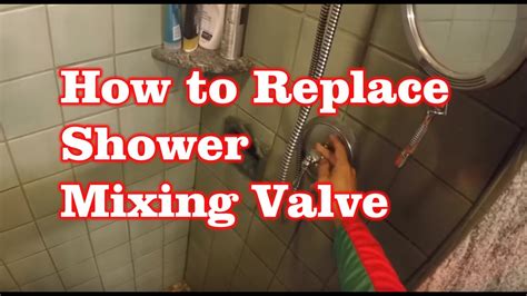 How To Replace Shower Mixing Valve Youtube