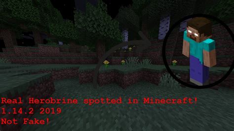 Scary Real Herobrine Sighting In Minecraft Very Scary Youtube