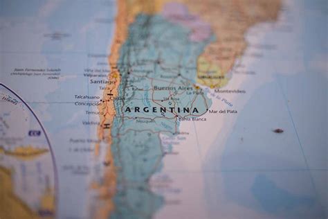 Argentina Beaches Map