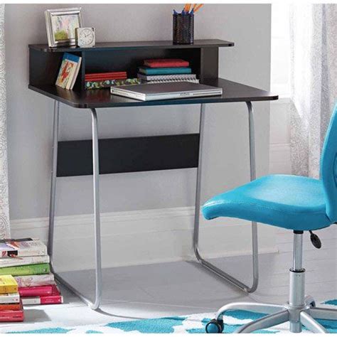 Give your student the perfect spot to finish homework with the mainstays side storage student desk made of laminated particleboard with a sturdy metal frame, the light brown woodgrain finish pairs with the metal frame for a trendy mix of rustic and industrial styles. Kids Desk - Black Desk or White Desk - Students Desk. This ...