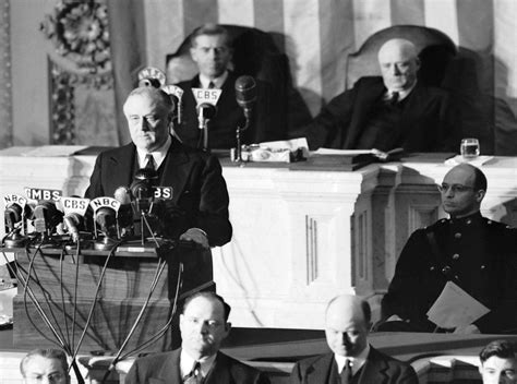 'Day of Infamy' Speech Given by FDR After Pearl Harbor