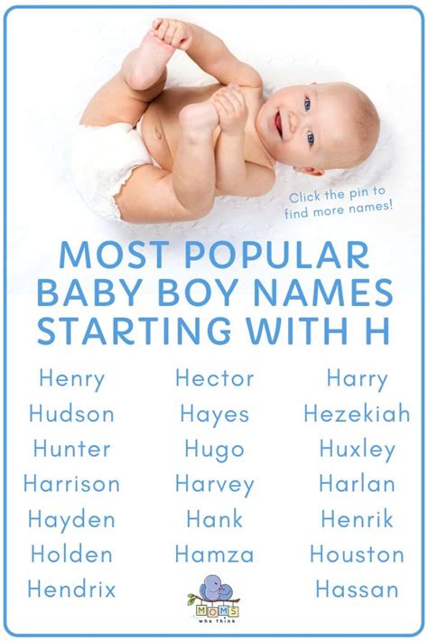 Unique Baby Boy Names That Start With H Unique Baby Boy Names Baby