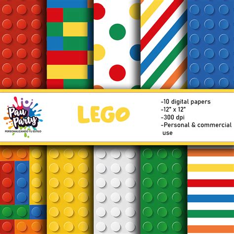 Papeles Digitales De LEGO LEGO Digital Papers