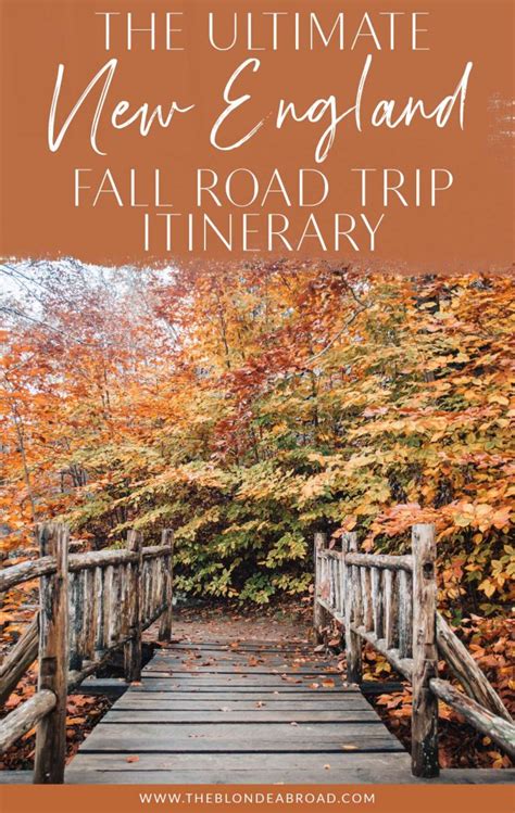 The Ultimate New England Fall Road Trip Itinerary The Blonde Abroad