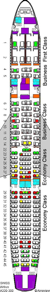 Seat Map And Seating Chart Airbus A330 300 Turkish Airlines Seating