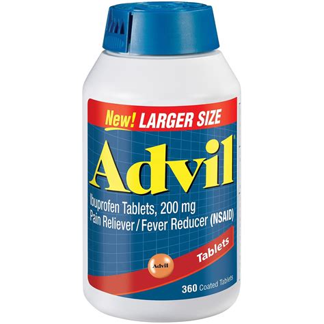 Advil 200mg Ibuprofen Tablets 360 Ct