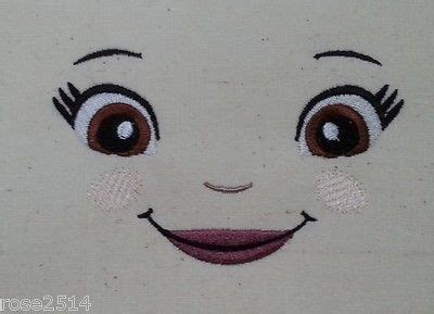 Only just as much as you can afford; machine embroidery doll eyes | DOLL MAKING EMBROIDERED ...