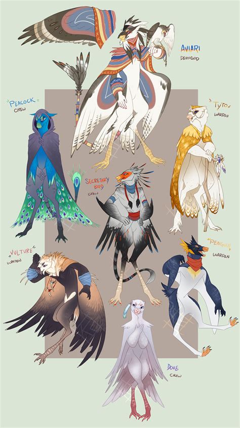 Avian Mantelbeasts Auction Closed By Spockirkcoy Fantasy Character Design Character Design