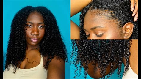 Super Defined Wash N Go 3c4a Hair Youtube