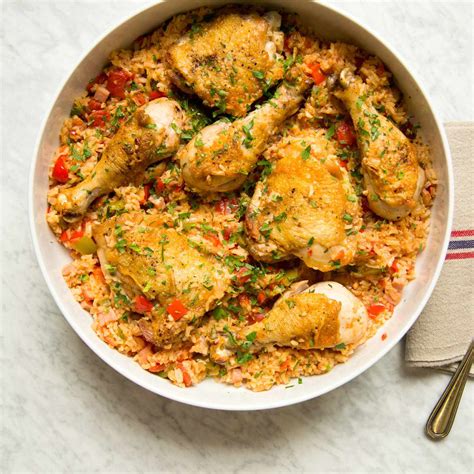 Arroz Con Pollo Recipe Quick From Scratch Chicken Food And Wine